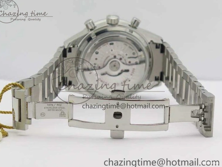 1230 Speedmaster ’57 Co-Axial OMF 1:1 Best Edition Black Dial White Markers On SS Bracelet A Durable 8146